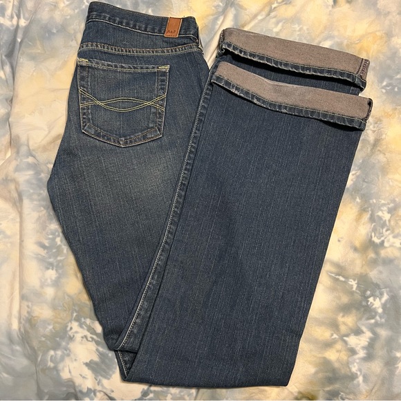 Abercrombie and fitch blue jeans size 8 Long stretch - Picture 1 of 9